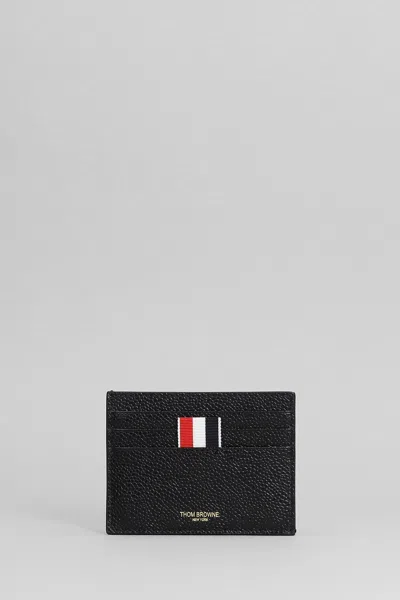 Thom Browne Wallet In Black Leather