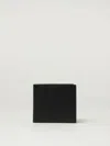 Thom Browne Pebble-grain Leather Billfold Wallet In Black