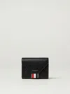 Thom Browne Small Leather Goods In Black