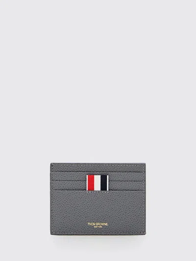 Thom Browne Wallet  Woman Color Grey In Gray
