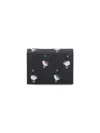 Thom Browne Bi-fold Wallet Goose In Black