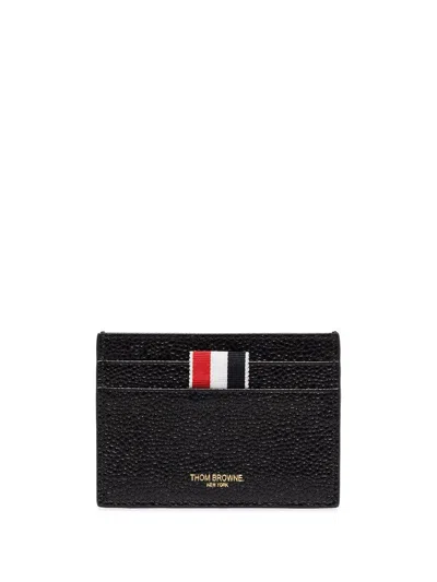 Thom Browne Black Double Sided Card Holder