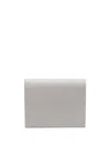 Thom Browne Pebbled Billfold Wallet In Grey