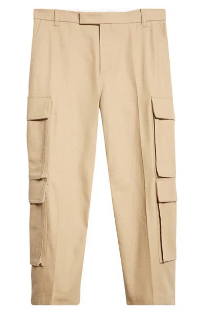 THOM BROWNE THOM BROWNE WASHED COTTON UTILITY CHINO CARGO PANTS