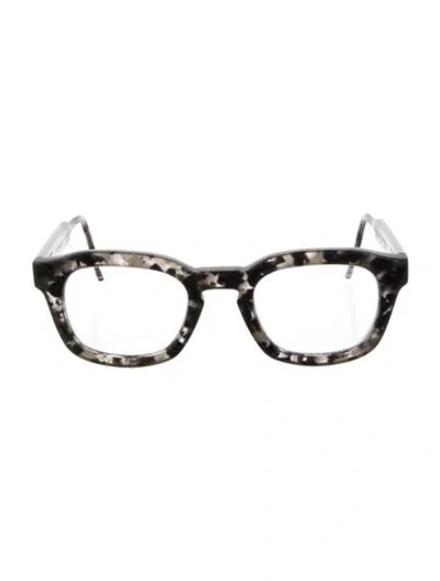 Pre-owned Thom Browne Wayfarer Eyeglasses In Gray