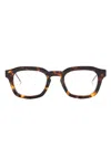Thom Browne Wayfarer-frame Glasses In 褐色