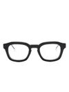 Thom Browne Wayfarer-frame Glasses In Black
