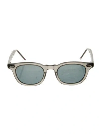 Pre-owned Thom Browne Wayfarer Tinted Sunglasses In Gray
