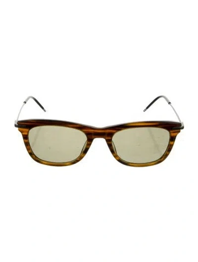 Pre-owned Thom Browne Wayfarer Tinted Sunglasses In Multi