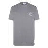 Thom Browne Wen Cotton T-shirts And Polos In Gray