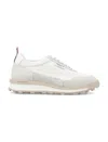 Thom Browne Leather Sneaker In White