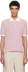 Thom Browne Short-sleeved Polo Shirt In 600 Red