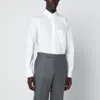 Thom Browne White Button-down Cotton Shirt In White