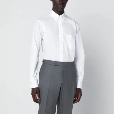 Thom Browne White Button-down Cotton Shirt