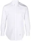 Thom Browne Button-down Rwb Detail Shirt