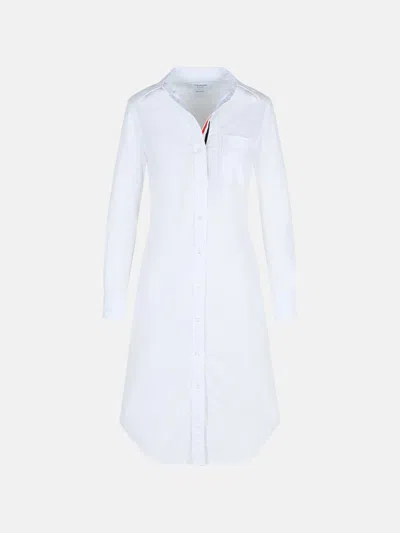 Thom Browne White Cotton Dress