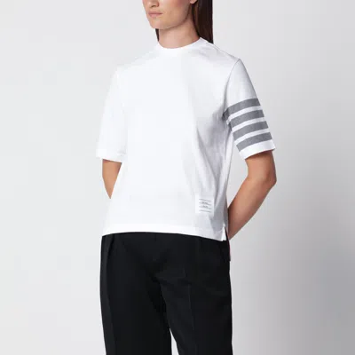 Thom Browne White Cotton Jersey T-shirt