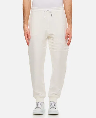 THOM BROWNE WHITE COTTON PANT