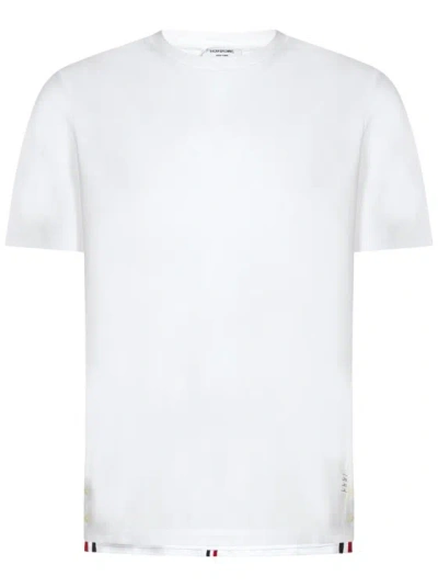 Thom Browne White Cotton Pique T-shirt
