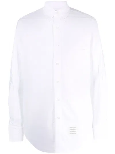 Thom Browne White Cotton Shirt