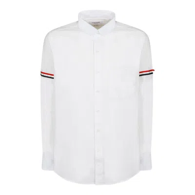 THOM BROWNE THOM BROWNE WHITE COTTON SHIRT