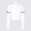 THOM BROWNE WHITE COTTON SHIRT