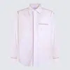 THOM BROWNE WHITE COTTON SHIRT