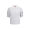Thom Browne White Cotton Sportswear In White