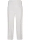 Thom Browne Cotton Trousers Straight Leg Back Pockets