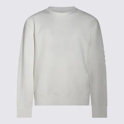 Thom Browne White Cotton Sweatshirt