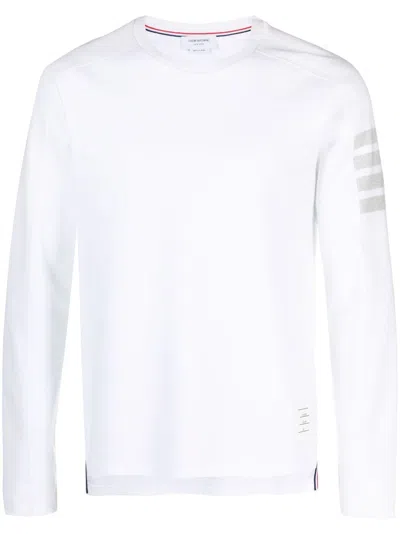 THOM BROWNE THOM BROWNE WHITE COTTON T-SHIRT