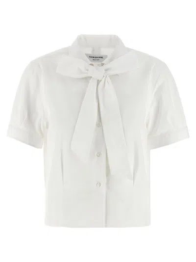 Thom Browne White Cotton Women's Blouse