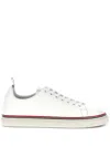 Thom Browne Tricolour-stripe Leather Trainers