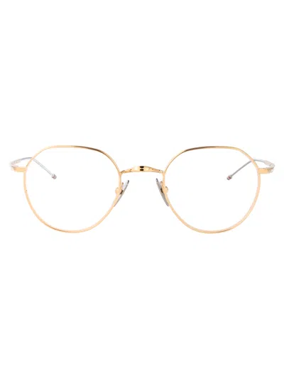 Thom Browne White Gold Titanium Glasses