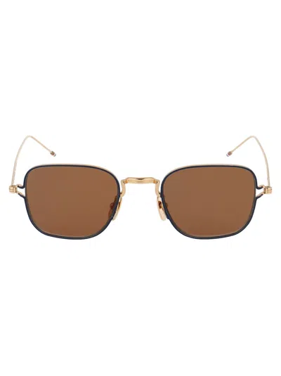 Thom Browne White Gold Titanium Sunglasses