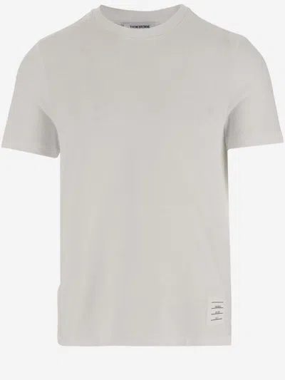 Thom Browne White Logo Detail T-shirt
