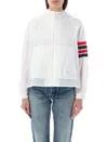 Thom Browne Ultralight Ripstop 4-bar Anorak In White