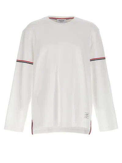 Thom Browne White Long Sleeves T-shirt