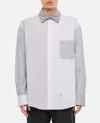 Thom Browne Funmix Oversized Long Sleeve Shirt In White