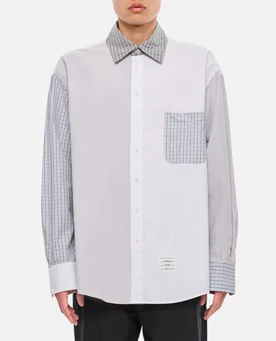 THOM BROWNE WHITE OVERSIZED SHIRT