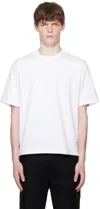 Thom Browne White Oversized Short Sleeve Medium Weight T-shirt In White