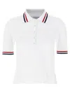 Thom Browne Polo Shirt In White