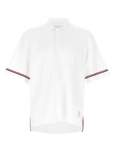 Thom Browne White Polo Shirt
