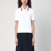 Thom Browne Jersey Polo Shirt In White