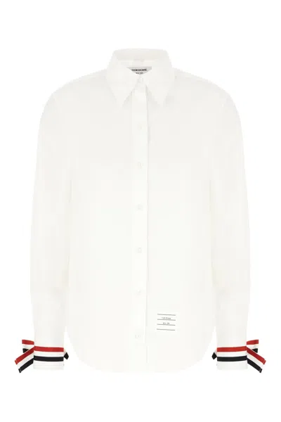 Thom Browne White Poplin Shirt