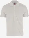 Thom Browne White Regular Fit Polo In White