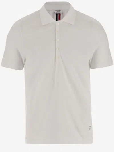 Thom Browne White Regular Fit Polo