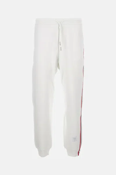 THOM BROWNE WHITE REGULAR FIT SWEATPANT