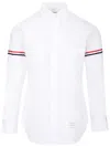 Thom Browne Oxford Grosgrain Long-sleeved Shirt
