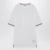 Thom Browne White T-shirt With Tricolour Detail Men In White